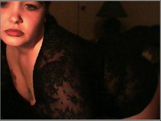 Femme nue à la webcam